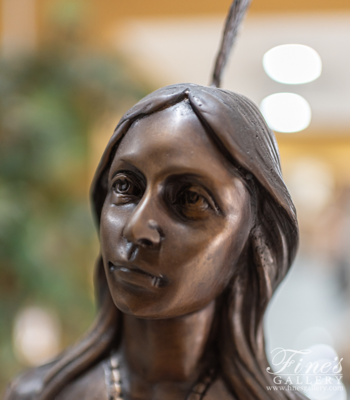 Bronze Statues  - Pocahontas  - BS-1343